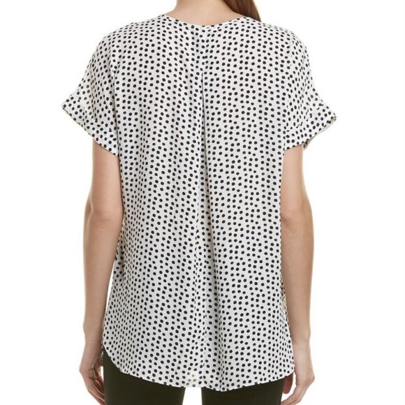 Max Studio short-sleeve blouse sz S - Picture 2 of 10